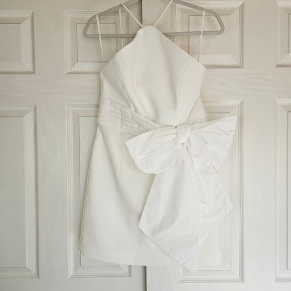 Rebecca Vallance Grace Halterneck Mini Dress NEW Sz UK 10/US 6 - Picture 4 of 15